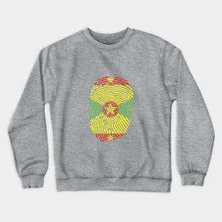 GRENADA FINGER PRINT - CARNIVAL CARIBANA TRINI PARTY DJ Crewneck Sweatshirt